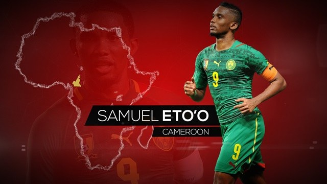 Samuel Eto’o là chân sút lừng lẫy mang biệt danh "Báo đen"