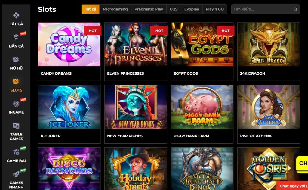 Tựa game slot nổi bật của DEBET 