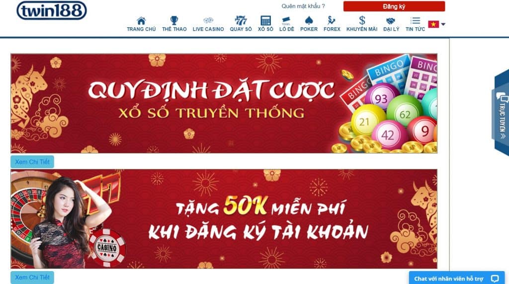 Khi nạp tiền vào ví cược lô đề tại Twin188 có cơ hội nhận quà tặng hấp dẫn