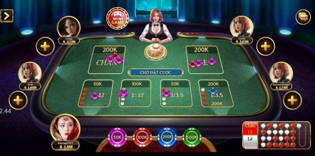 Sảnh sòng bài casino tại Go88