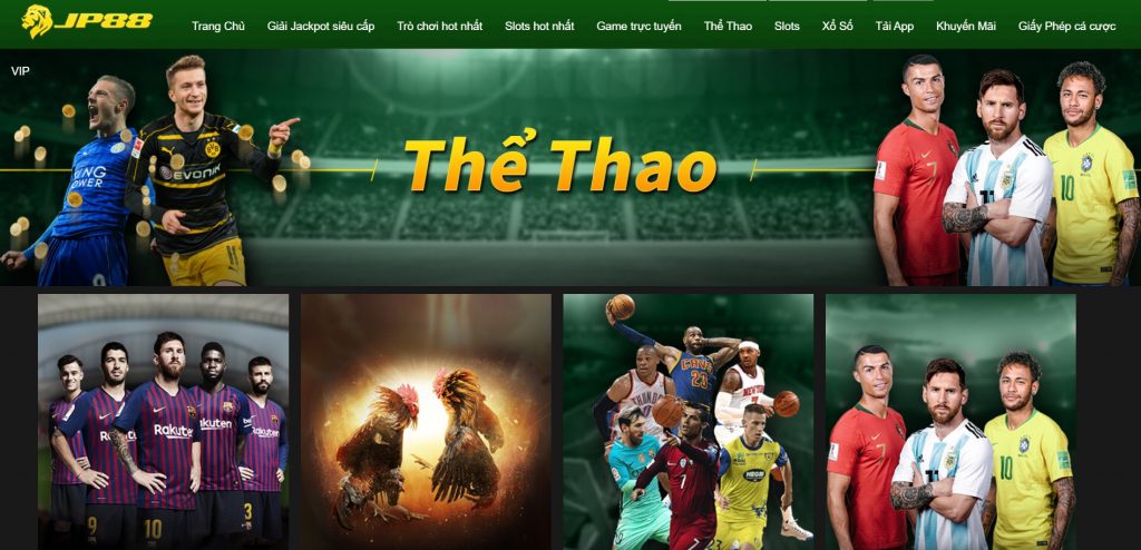 Mảng game bet thể thao từ nhà cái JP88