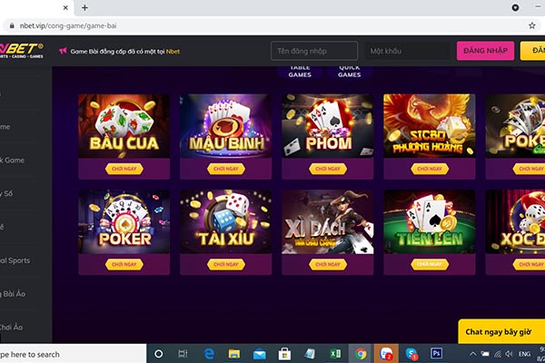 đánh giá game mậu binh trên nbet