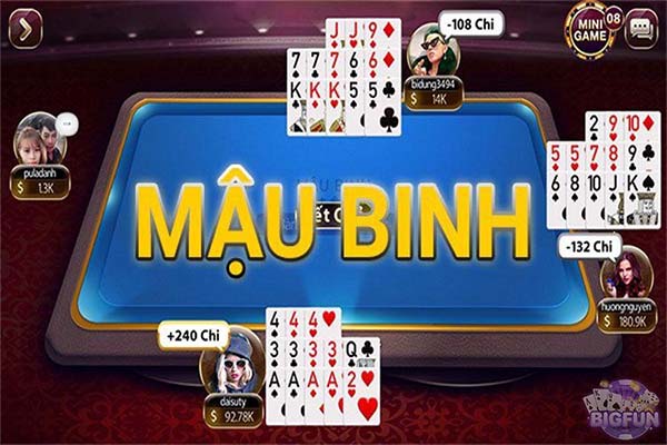 game bài mậu binh đổi thưởng cực hot